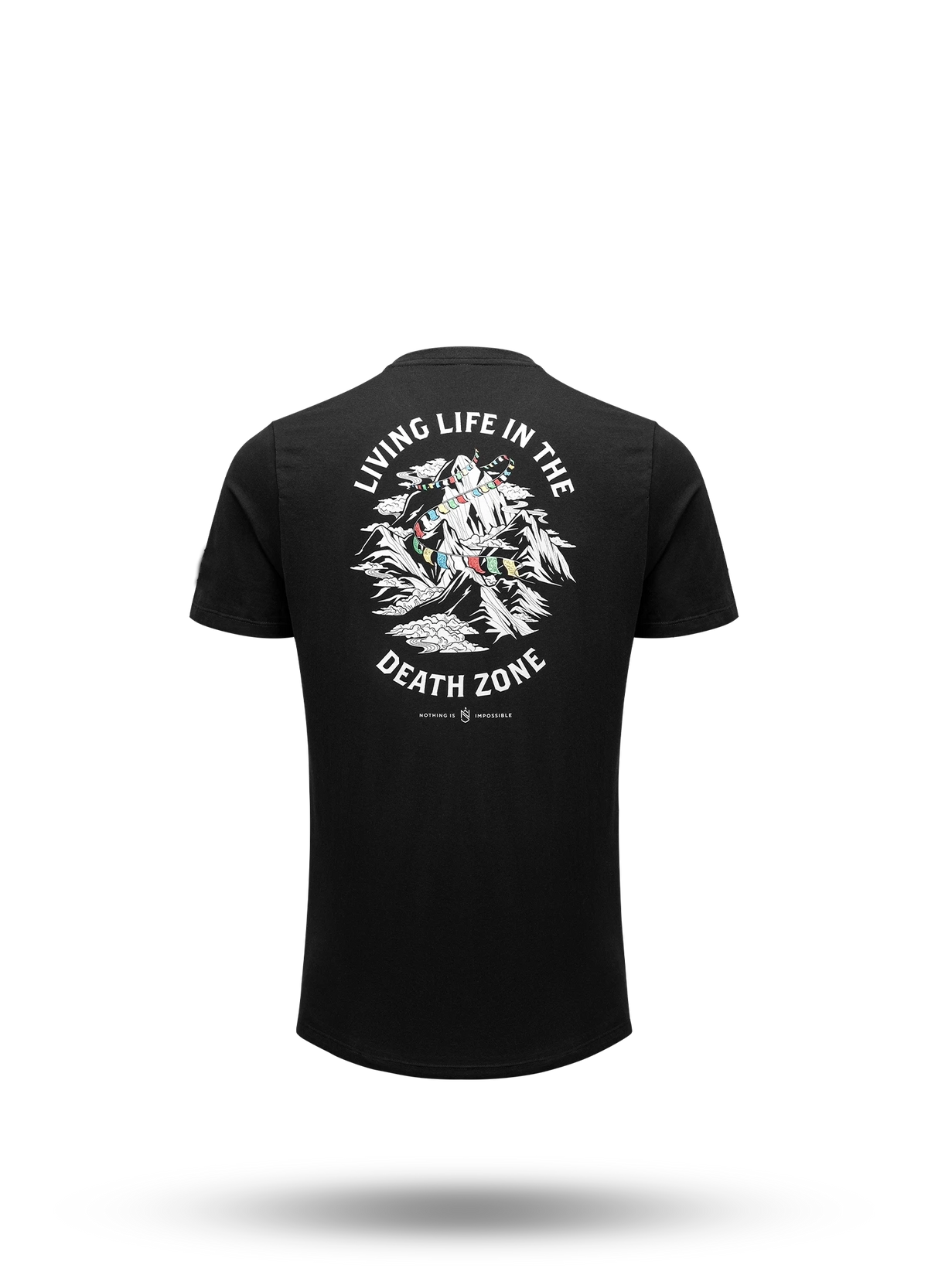 Living Life In The Death Zone Flag T-shirt